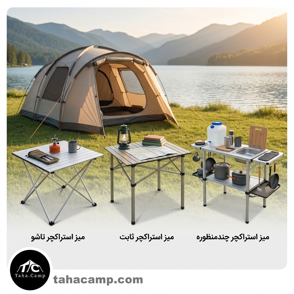 انواع میز استراکچر کمپینگ